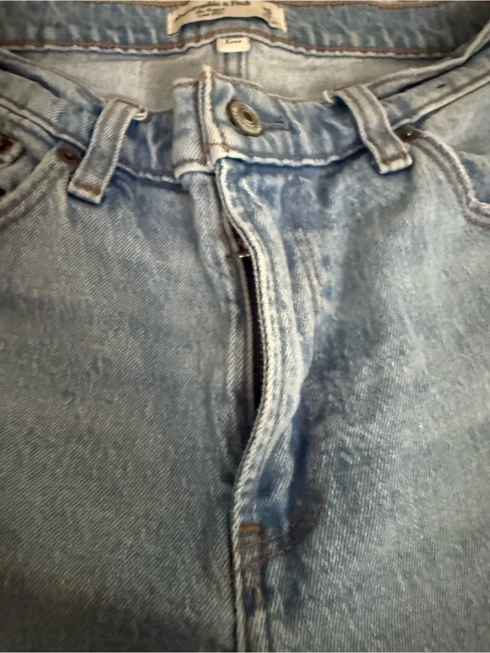 Abercrombie & Fitch Jeans Curve Love Women's Size 0 The Vintage Low Rise Baggy